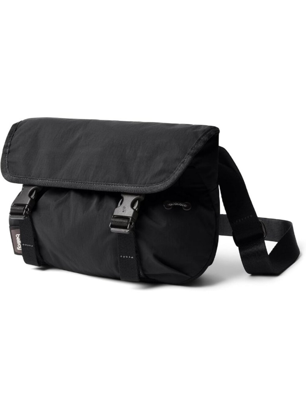 Compact 6L Mini Messenger Bag - Stylish Black Shoulder Bag for Everyday Use